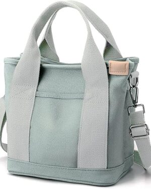 Canvas Small Tote Crossbody Shoulder Bag - Image 15