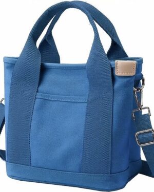 Canvas Small Tote Crossbody Shoulder Bag - Image 7