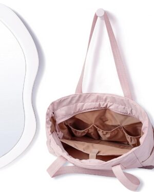 Pink Puffy Quilted Large Tote Bag - Image 5