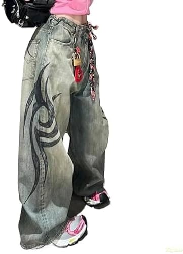 High-Waisted Baggy Jeans - Image 2