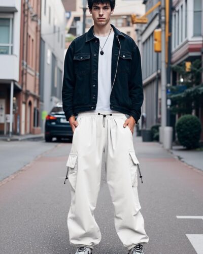 Men's Baggy Cargo Pants - Image 6