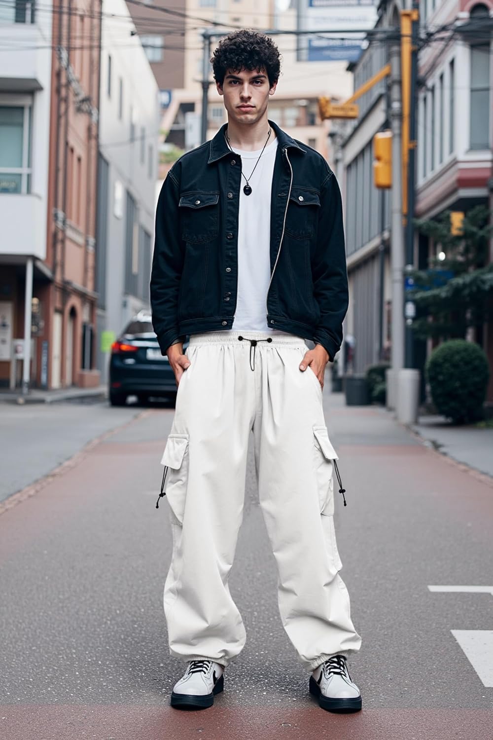 Men's Baggy Cargo Pants - Image 6