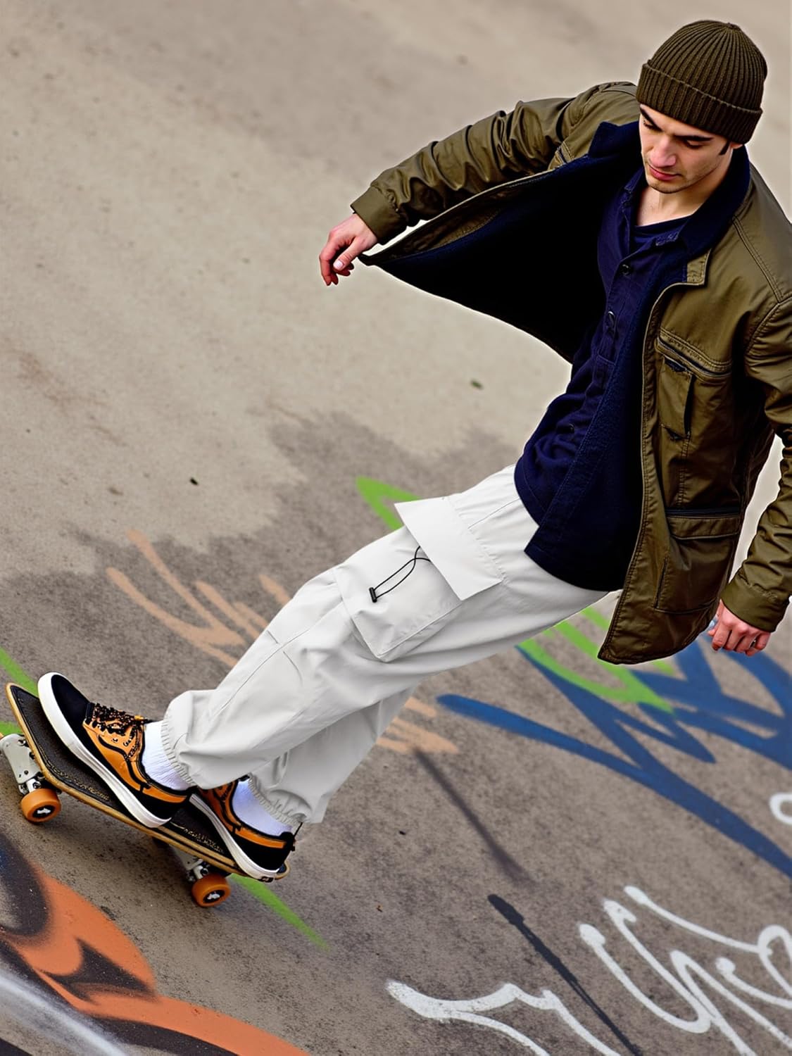 Men's Baggy Cargo Pants - Image 8