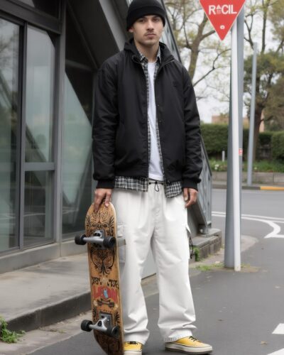 Men's Baggy Cargo Pants - Image 9