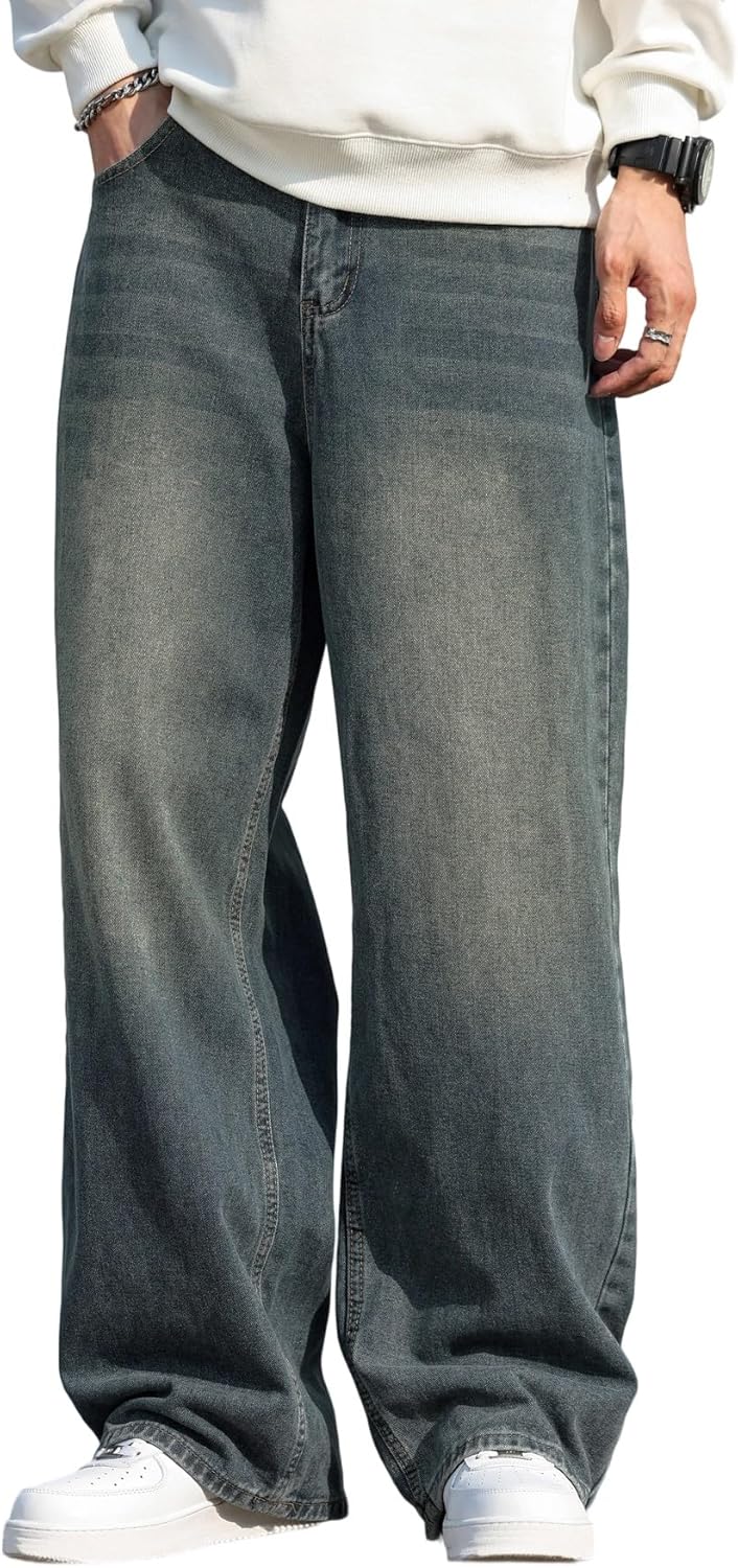 Men's Baggy Denim Pants - Image 10