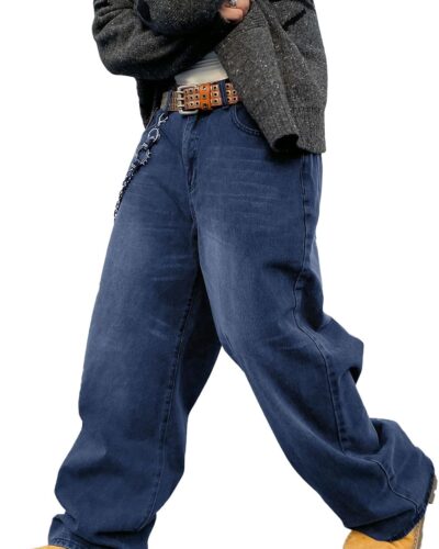 Men's Baggy Denim Pants - Image 12