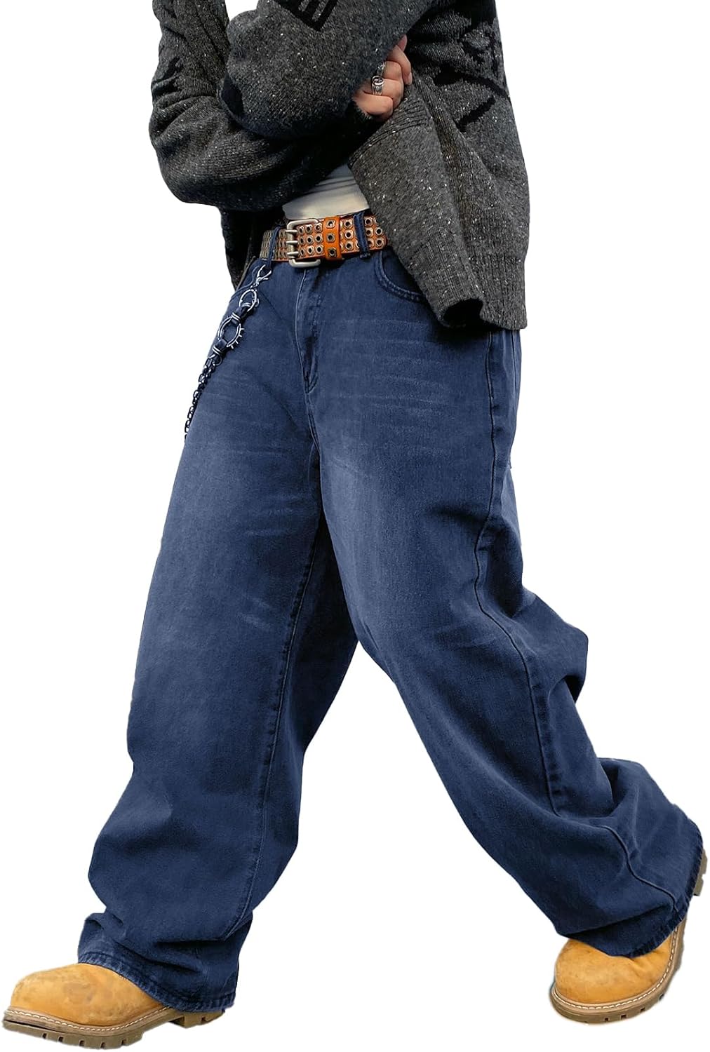 Men's Baggy Denim Pants - Image 12