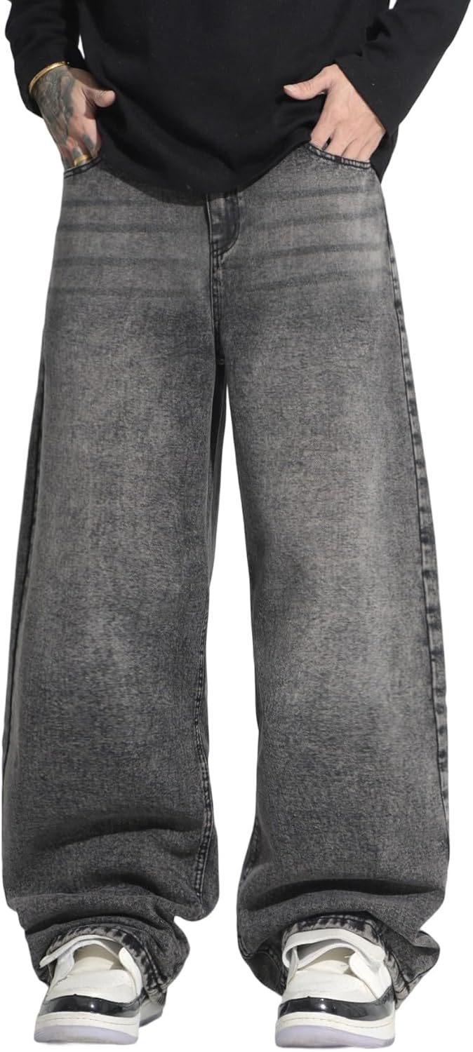 Men's Baggy Denim Pants - Image 13