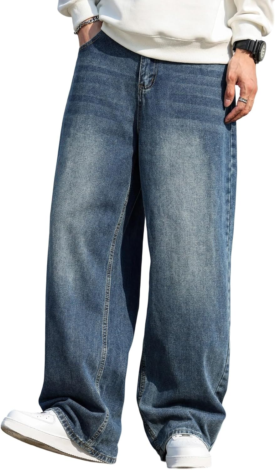 Men's Baggy Denim Pants - Image 14