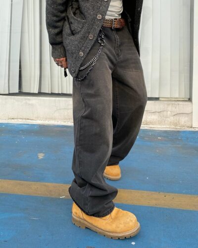 Men's Baggy Denim Pants - Image 3