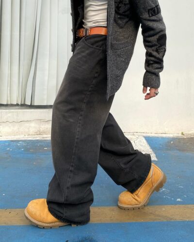 Men's Baggy Denim Pants - Image 4