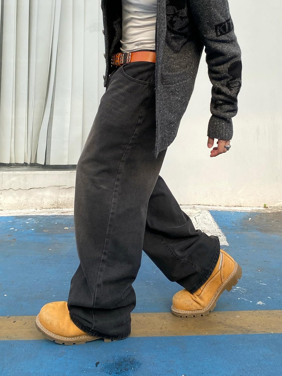 Men's Baggy Denim Pants - Image 4