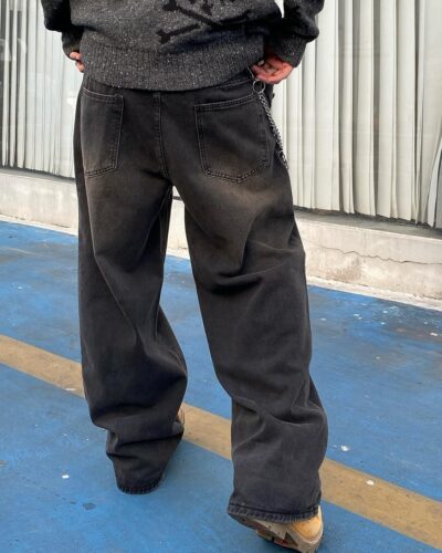 Men's Baggy Denim Pants - Image 5