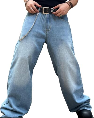 Men's Baggy Denim Pants - Image 9