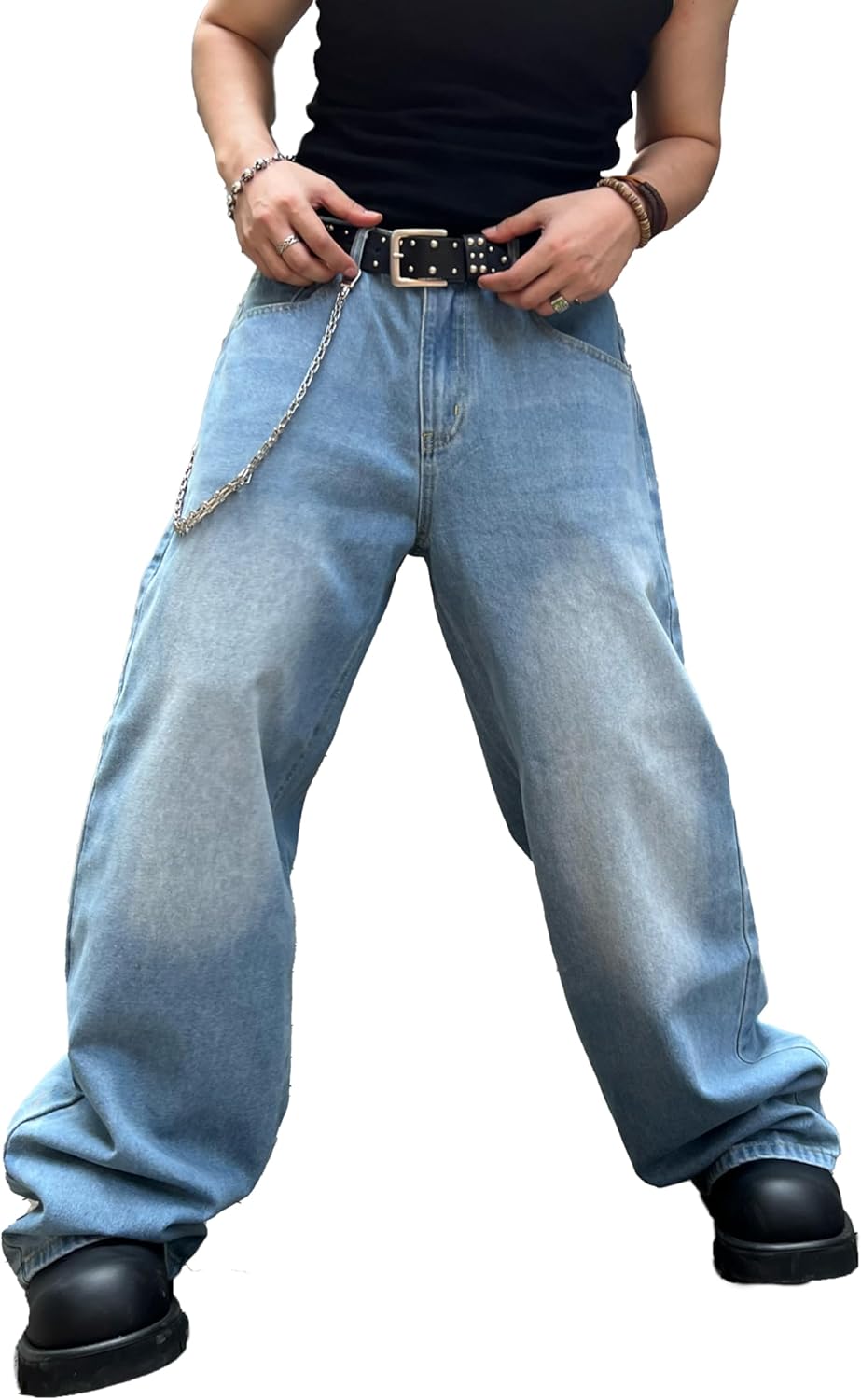 Men's Baggy Denim Pants - Image 9