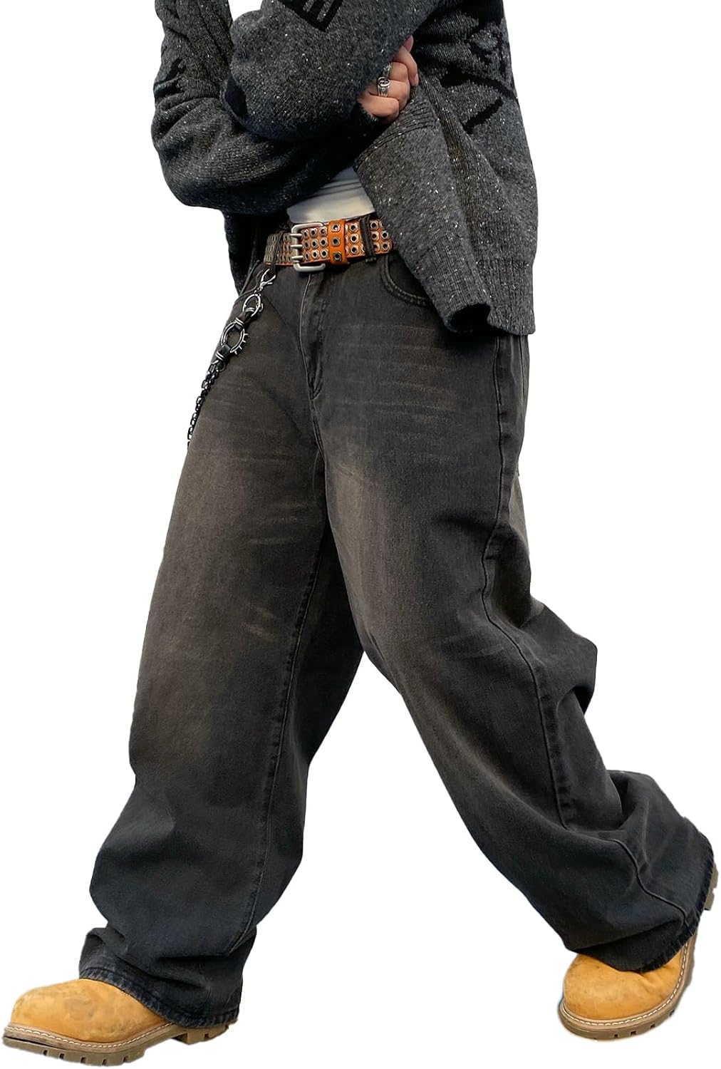 Men's Baggy Denim Pants