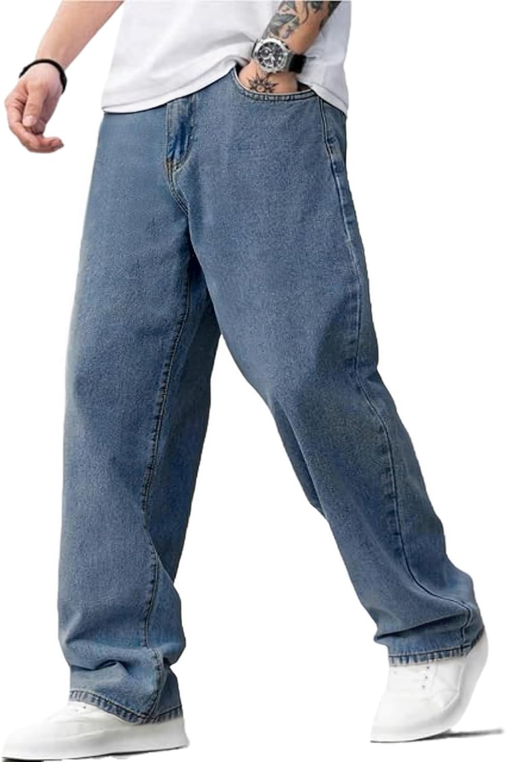 Men's Baggy Jeans - Image 8