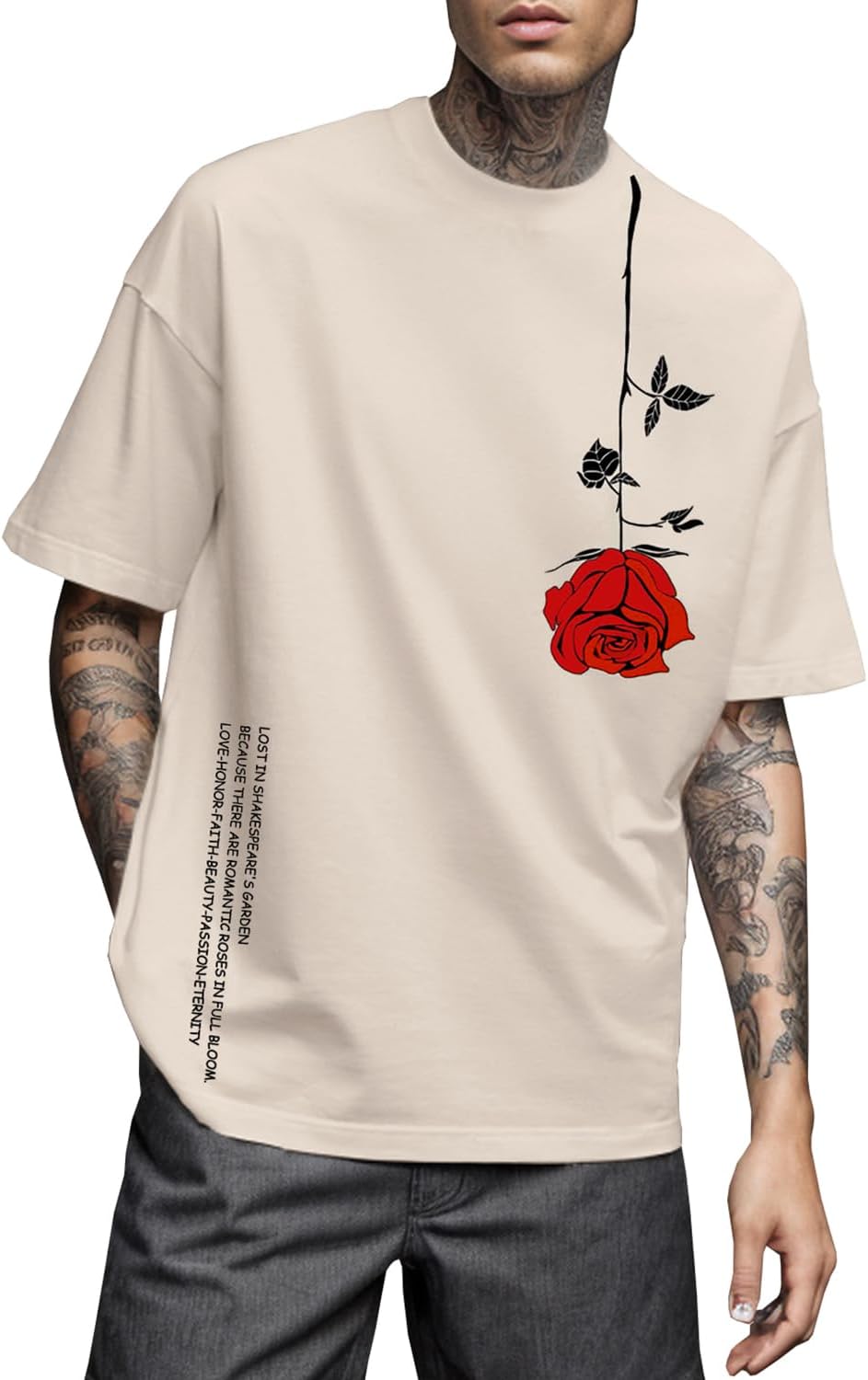 Men's Cotton Graphic Tee - Image 21