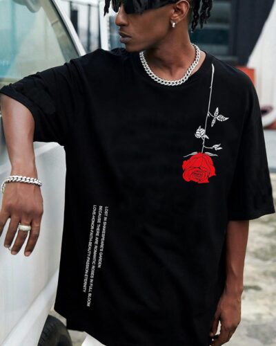 Men's Cotton Graphic Tee - Image 3