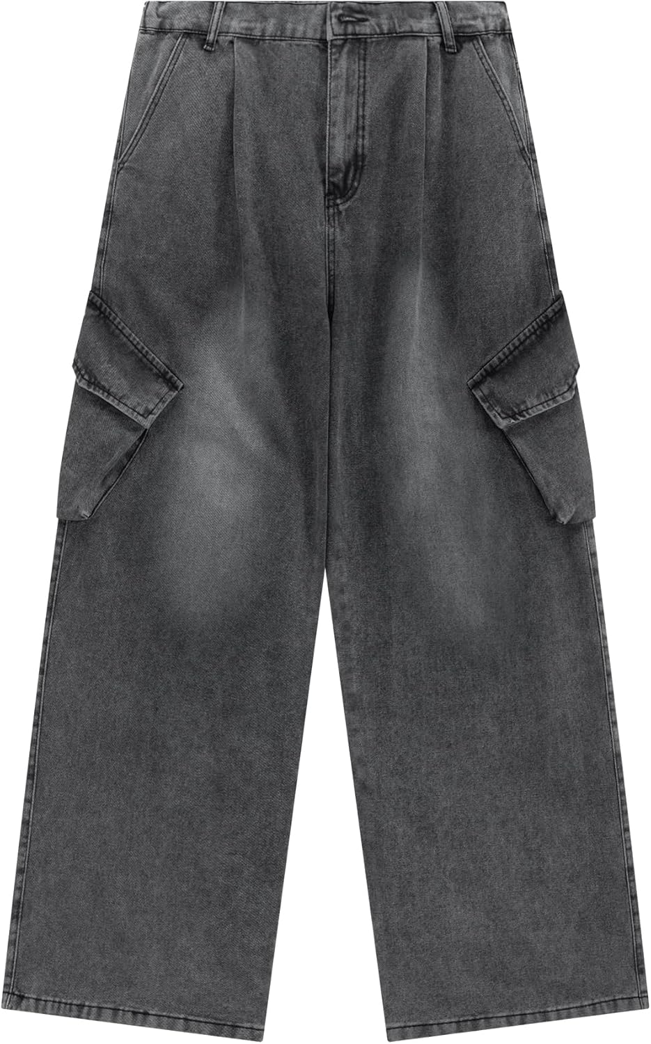 Men's Denim Cargo Pants - Image 3