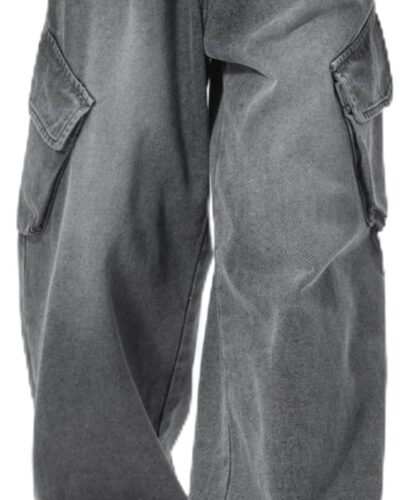 Men's Denim Cargo Pants
