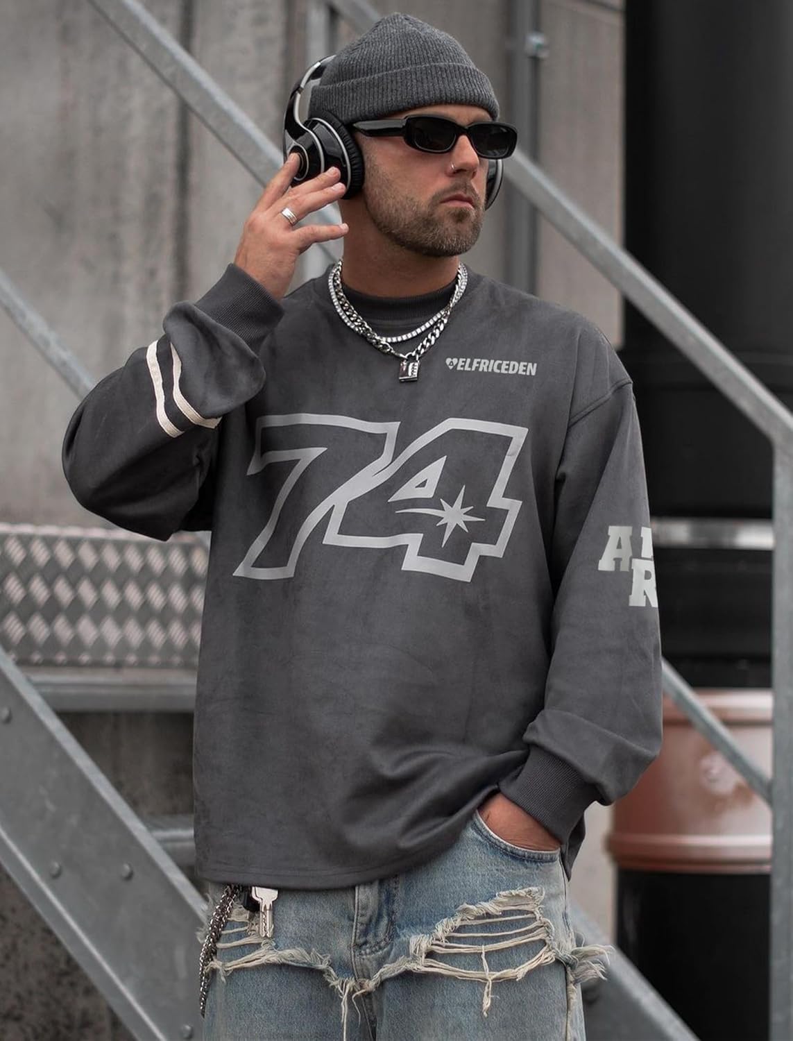 Men's Oversized Sweatshirt - Image 7