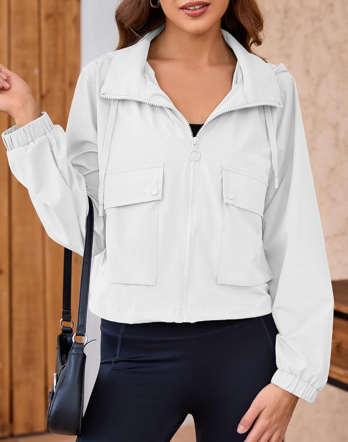 Women's Lightweight Cropped Jacket - Image 3