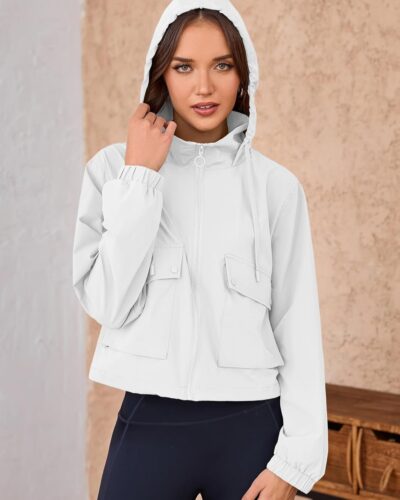 Women's Lightweight Cropped Jacket - Image 4