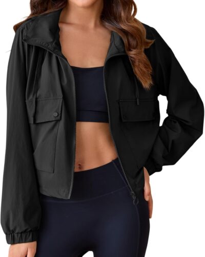 Women's Lightweight Cropped Jacket - Image 7
