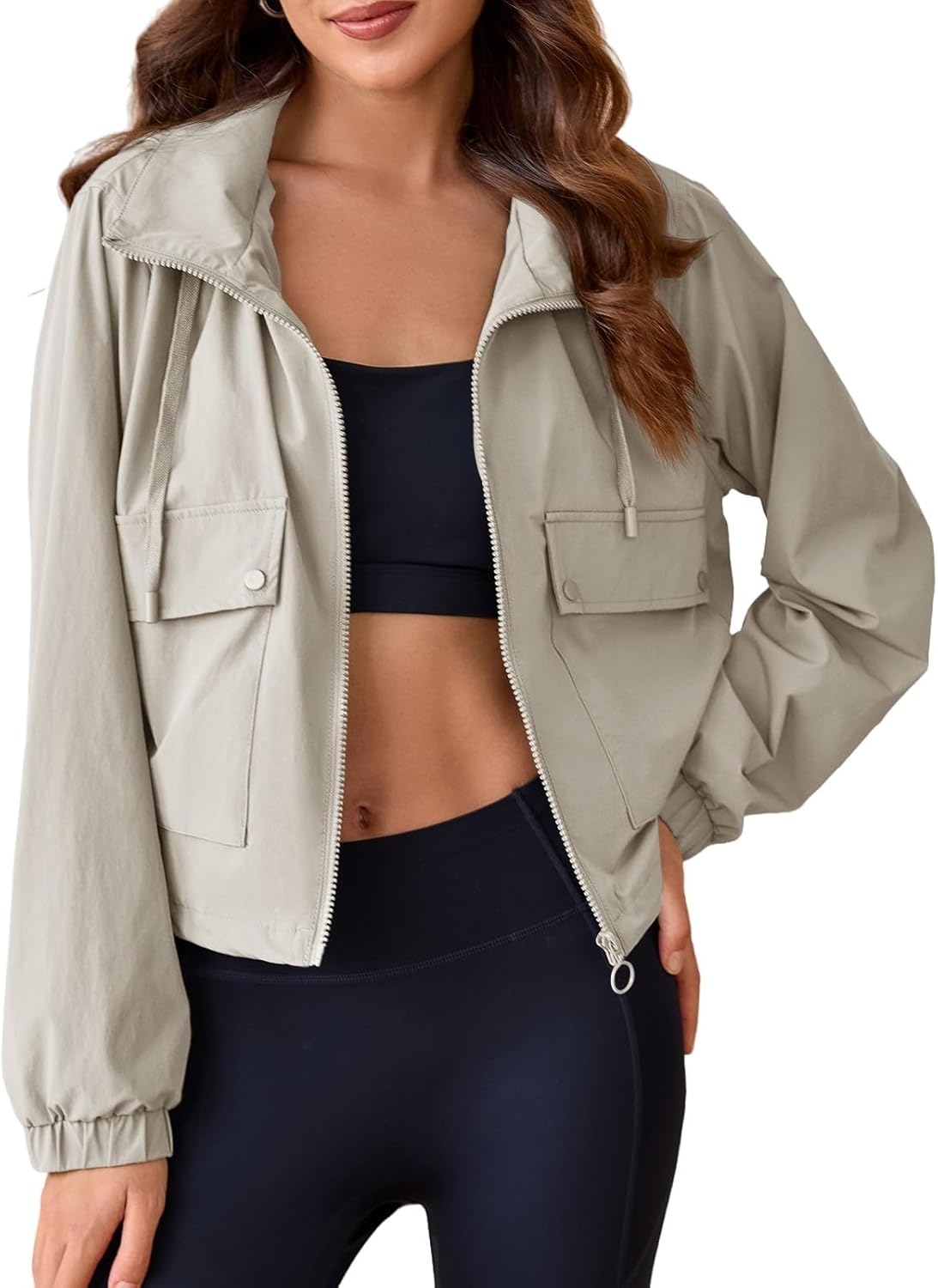 Women's Lightweight Cropped Jacket - Image 8