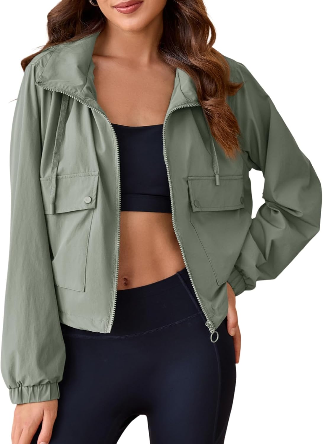 Women's Lightweight Cropped Jacket - Image 9