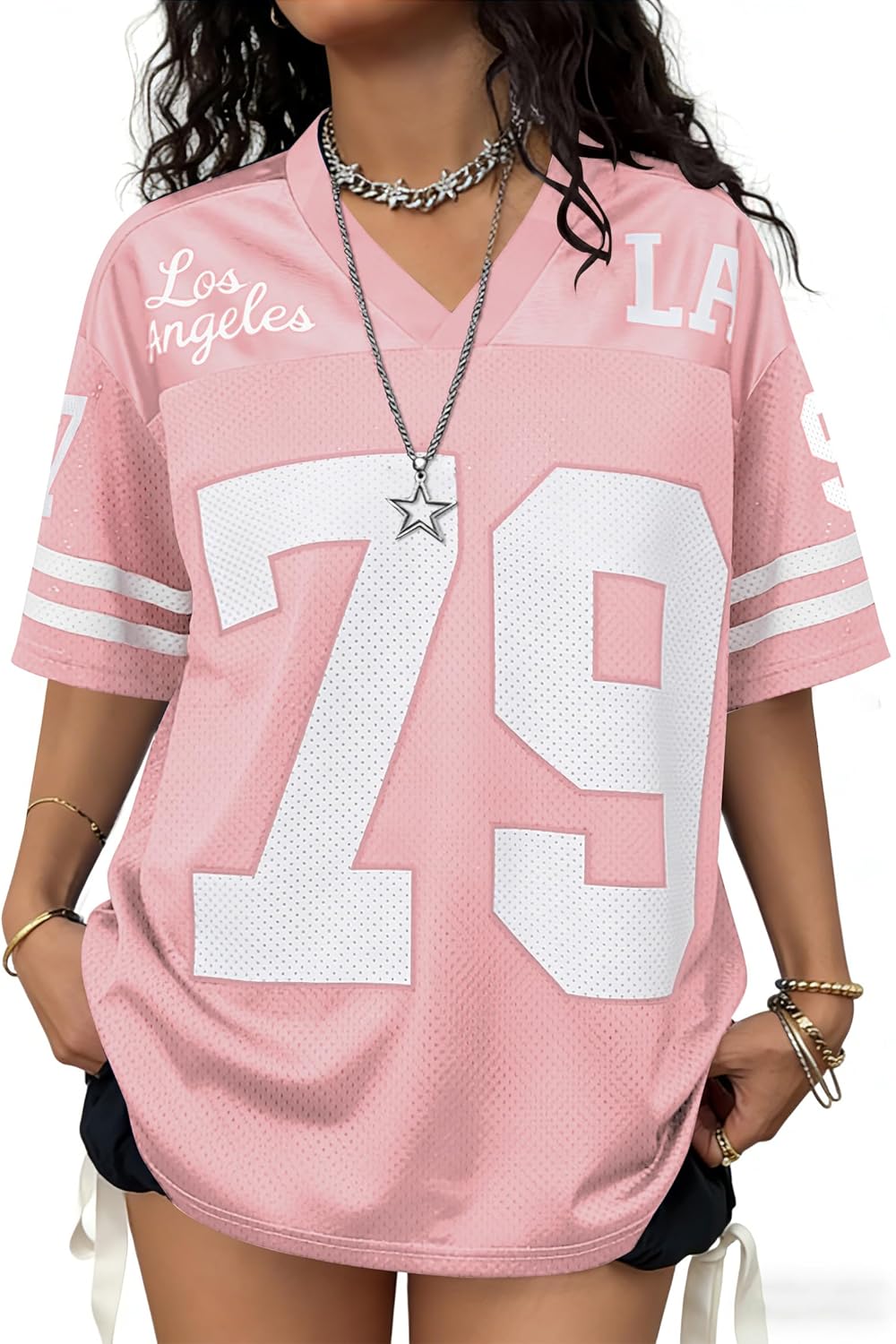 Women's Oversized Graphic Tee - Image 12