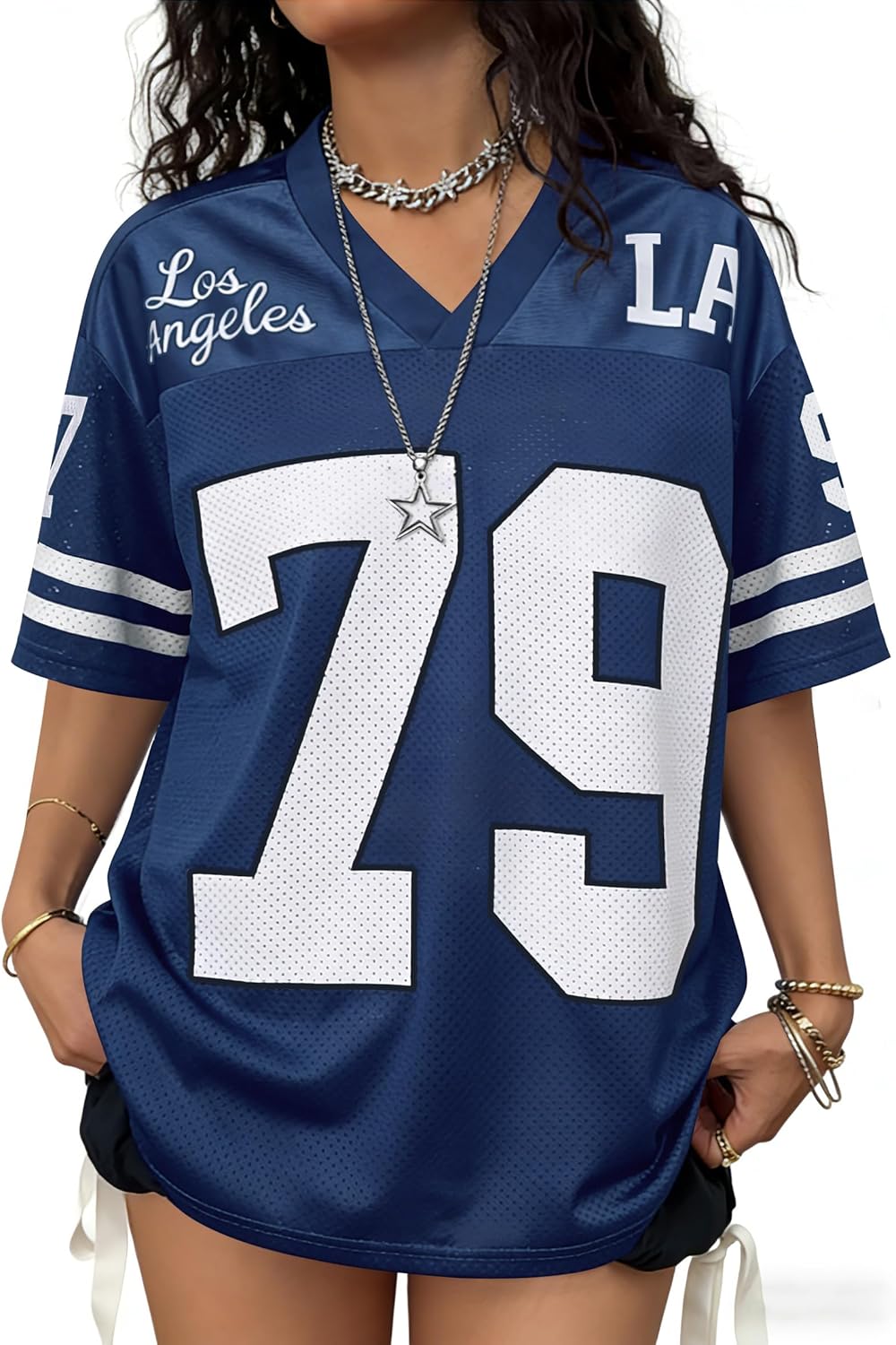 Women's Oversized Graphic Tee - Image 6