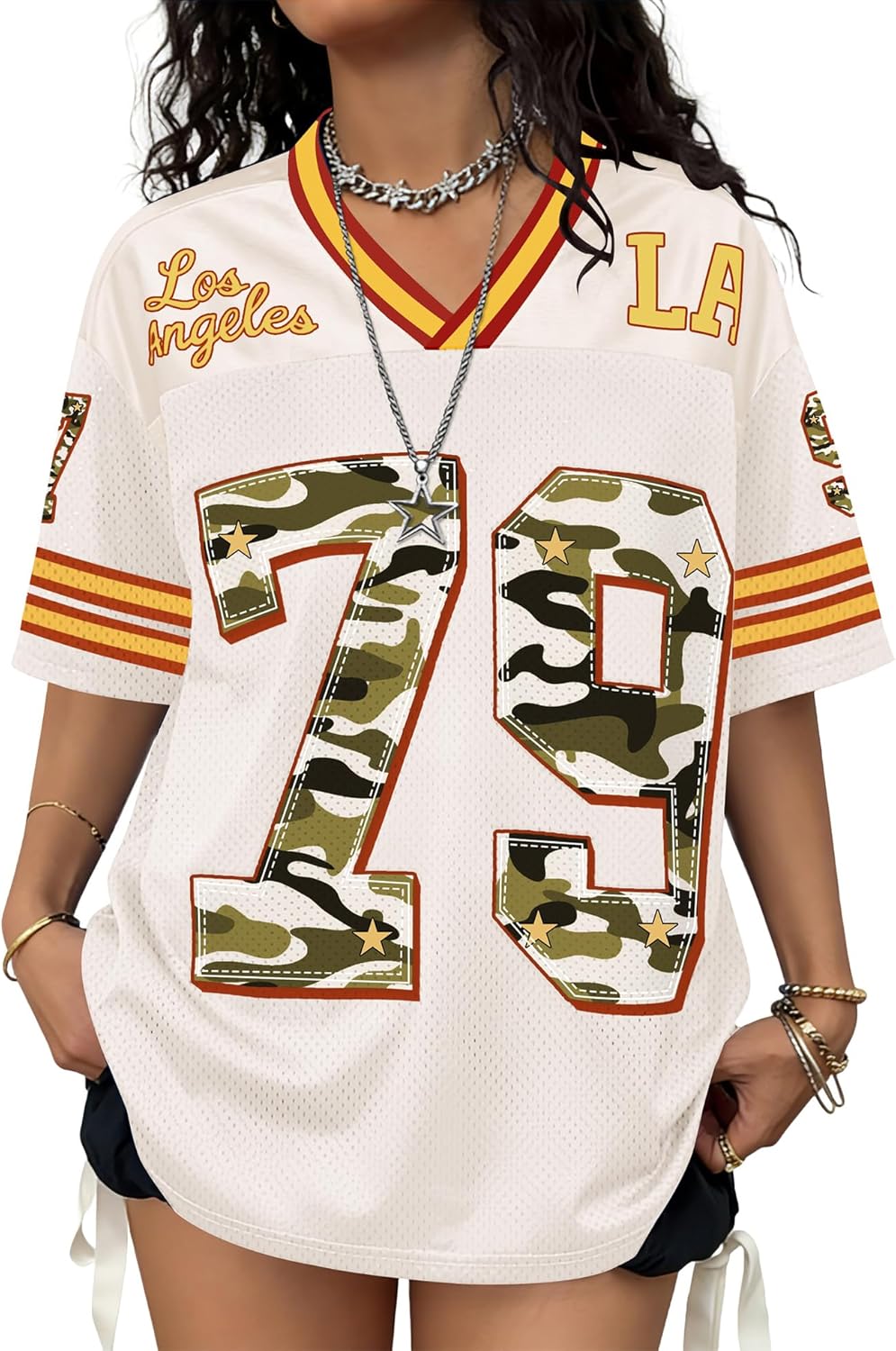 Women's Oversized Graphic Tee - Image 7